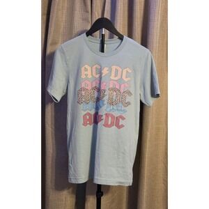 Bella+Canvas AC/DC Graphic Short Sleeve T-Shirt Women's Size Small